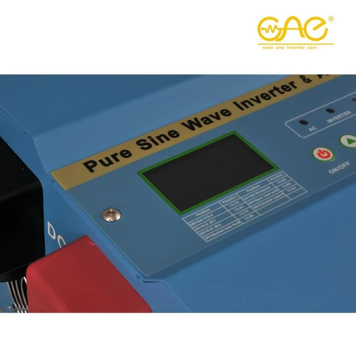 Home Applicances LCD Display Single Phase Solar Inverter 1kw 1.5kw 2kw 3kw 4kw 5kw 6kw 7kw With MPPT Solar Charge Controller